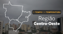 O TEMPO E A TEMPERATURA: chuva é mais passageira pelo Centro-Oeste nesta segunda-feira (27)
