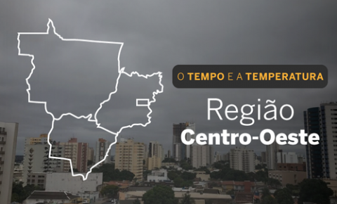 O TEMPO E A TEMPERATURA: chuva é mais passageira pelo Centro-Oeste nesta segunda-feira (27)